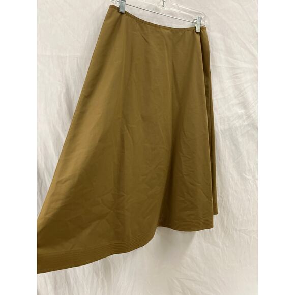 NWT Lafayette 148 Midi Skirt Shiitake size 4 - Picture 2 of 7